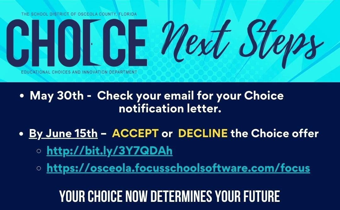 Choice Next Steps